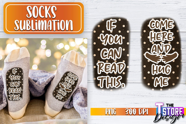 Socks Sublimation | Funny Socks PNG | Fun Sublimation Design | PNG File v.1 Sublimation The T Store Design 