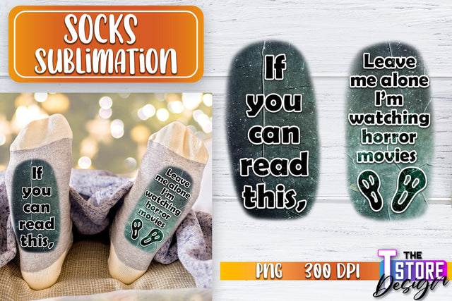 Socks Sublimation | Funny Socks PNG | Fun Sublimation Design | PNG File v.1 Sublimation The T Store Design 