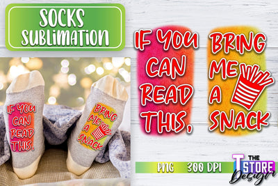Socks Sublimation | Funny Socks PNG | Fun Sublimation Design | PNG File v.2 Sublimation The T Store Design 