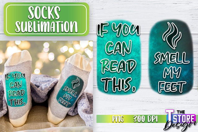 Socks Sublimation | Funny Socks PNG | Fun Sublimation Design | PNG File v.2 Sublimation The T Store Design 