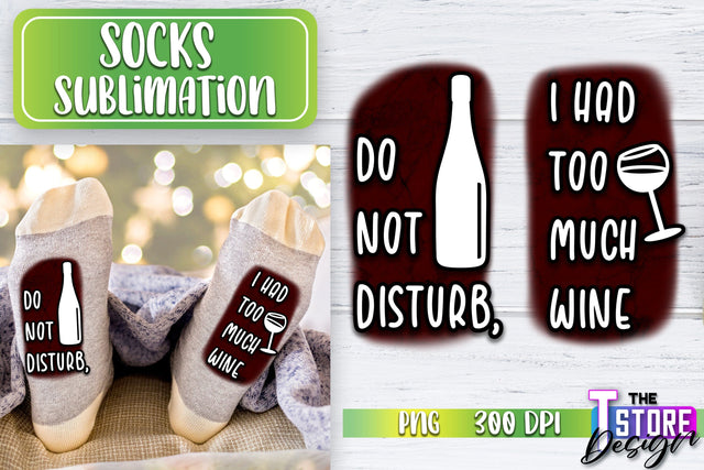 Socks Sublimation | Funny Socks PNG | Fun Sublimation Design | PNG File v.2 Sublimation The T Store Design 