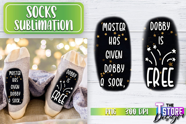 Socks Sublimation | Funny Socks PNG | Fun Sublimation Design | PNG File v.2 Sublimation The T Store Design 