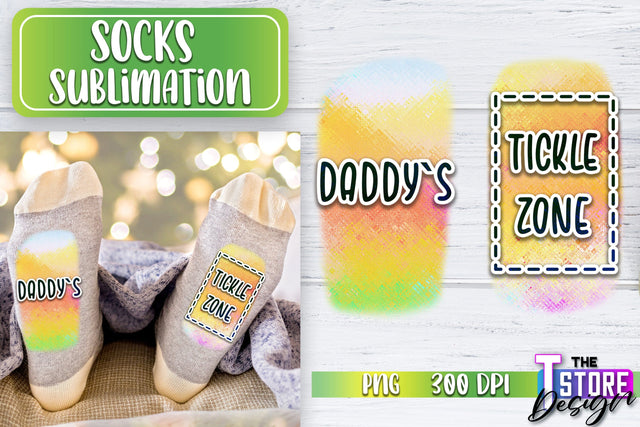 Socks Sublimation | Funny Socks PNG | Fun Sublimation Design | PNG File v.2 Sublimation The T Store Design 