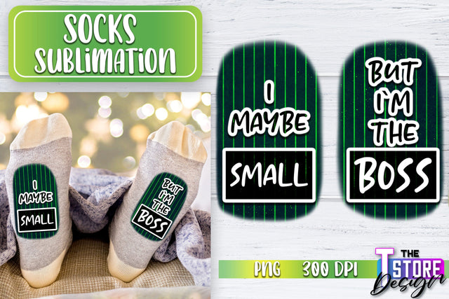 Socks Sublimation | Funny Socks PNG | Fun Sublimation Design | PNG File v.2 Sublimation The T Store Design 