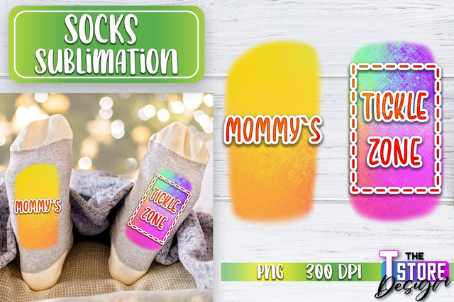 Socks Sublimation | Funny Socks PNG | Fun Sublimation Design | PNG File v.2 Sublimation The T Store Design 