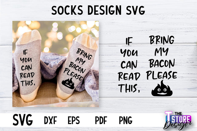 Socks SVG Design | Funny Quotes SVG Design | Sarcastic Quotes SVG v.1 SVG The T Store Design 