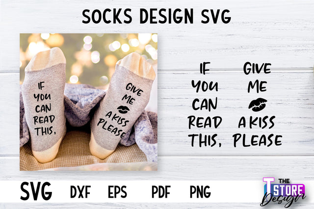 Socks SVG Design | Funny Quotes SVG Design | Sarcastic Quotes SVG v.1 SVG The T Store Design 