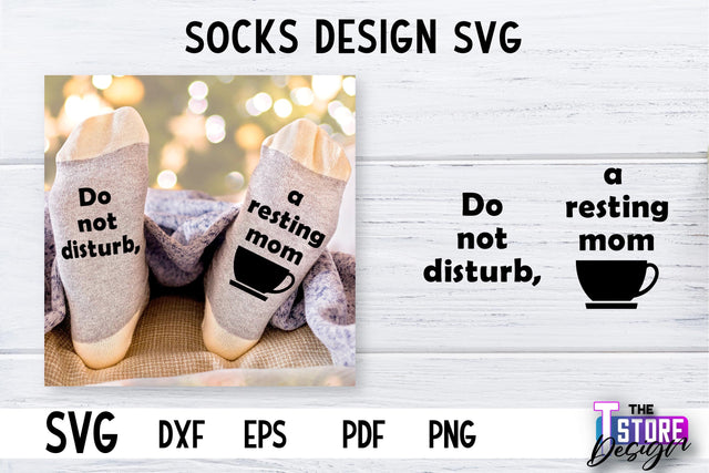 Socks SVG Design | Funny Quotes SVG Design | Sarcastic Quotes SVG v.1 SVG The T Store Design 