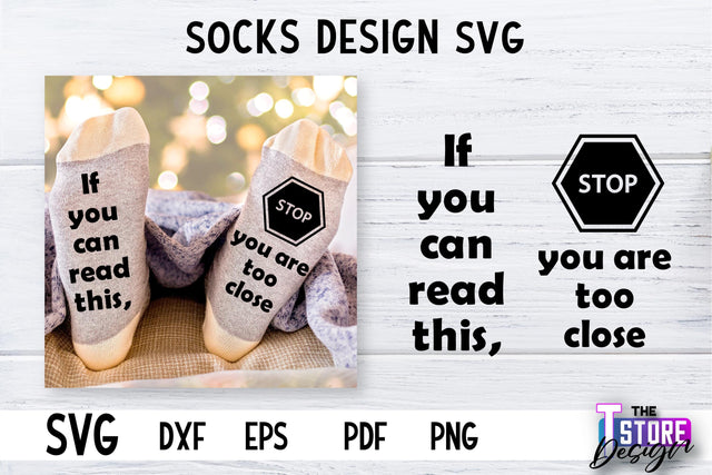 Socks SVG Design | Funny Quotes SVG Design | Sarcastic Quotes SVG v.1 SVG The T Store Design 