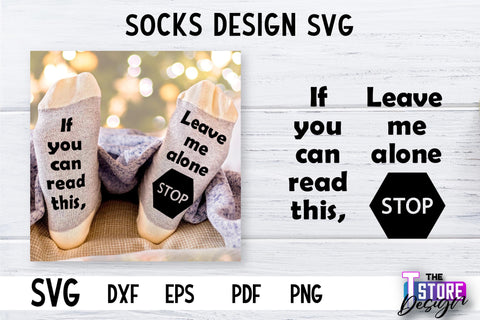 Socks SVG Design | Funny Quotes SVG Design | Sarcastic Quotes SVG v.1 SVG The T Store Design 