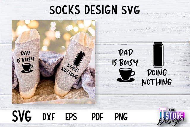 Socks SVG Design | Funny Quotes SVG Design | Sarcastic Quotes SVG v.1 SVG The T Store Design 
