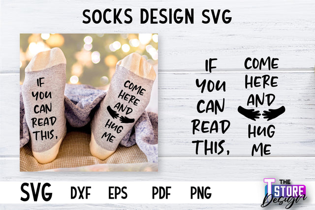 Socks SVG Design | Funny Quotes SVG Design | Sarcastic Quotes SVG v.1 SVG The T Store Design 