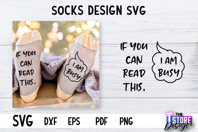 Socks SVG Design | Funny Quotes SVG Design | Sarcastic Quotes SVG v.1 SVG The T Store Design 