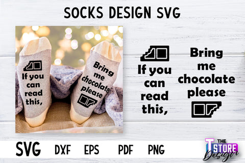 Socks SVG Design | Funny Quotes SVG Design | Sarcastic Quotes SVG v.1 SVG The T Store Design 