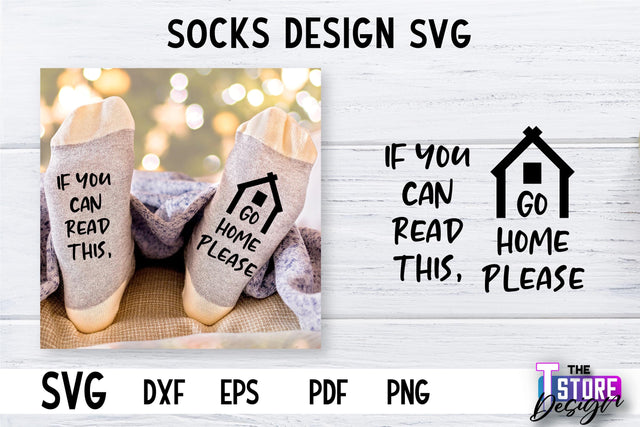Socks SVG Design | Funny Quotes SVG Design | Sarcastic Quotes SVG v.1 SVG The T Store Design 