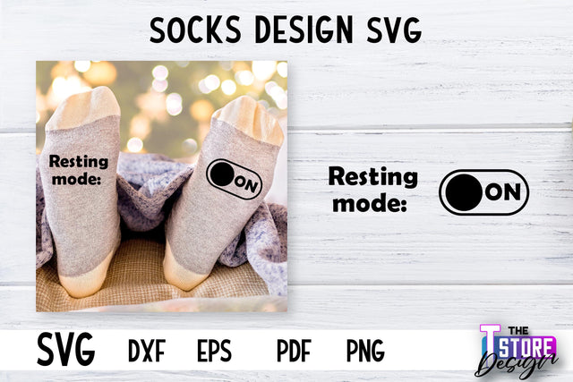 Socks SVG Design | Funny Quotes SVG Design | Sarcastic Quotes SVG v.1 SVG The T Store Design 