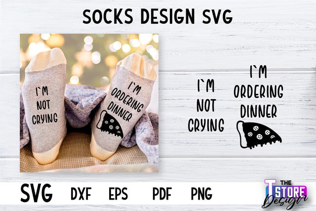 Socks SVG Design | Funny Quotes SVG Design | Sarcastic Quotes SVG v.1 SVG The T Store Design 