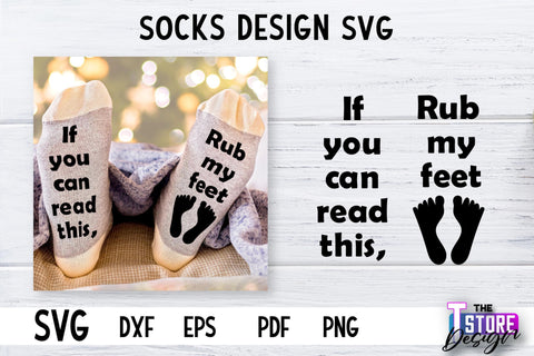 Socks SVG Design | Funny Quotes SVG Design | Sarcastic Quotes SVG v.1 SVG The T Store Design 