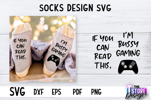 Socks SVG Design | Funny Quotes SVG Design | Sarcastic Quotes SVG v.1 SVG The T Store Design 