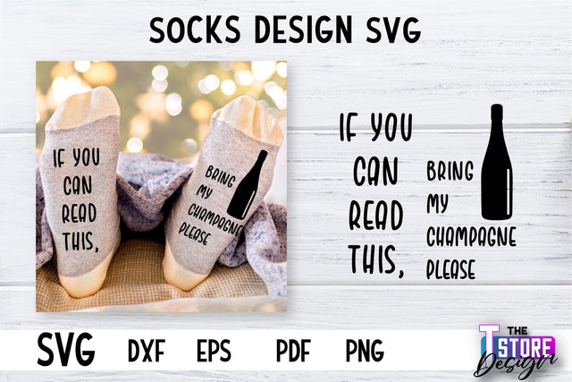 Socks SVG Design | Funny Quotes SVG Design | Sarcastic Quotes SVG v.1 SVG The T Store Design 