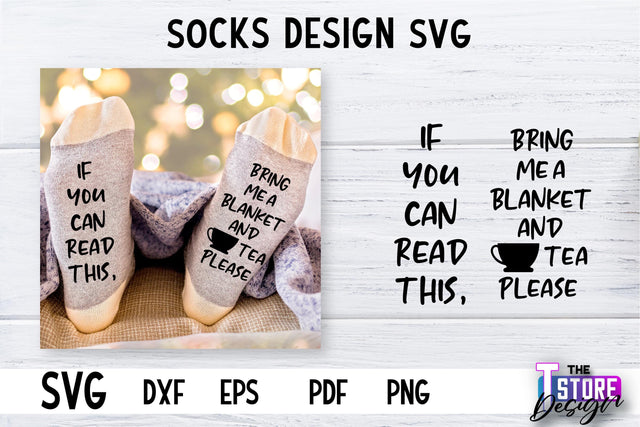 Socks SVG Design | Funny Quotes SVG Design | Sarcastic Quotes SVG v.1 SVG The T Store Design 