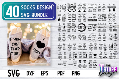 Socks SVG Design | Funny Quotes SVG Design | Sarcastic Quotes SVG v.2 SVG The T Store Design 