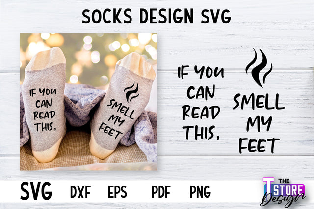 Socks SVG Design | Funny Quotes SVG Design | Sarcastic Quotes SVG v.2 SVG The T Store Design 