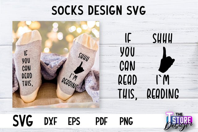 Socks SVG Design | Funny Quotes SVG Design | Sarcastic Quotes SVG v.2 SVG The T Store Design 