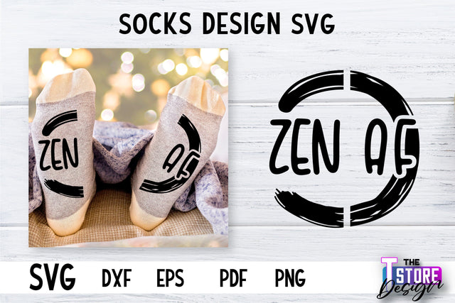 Socks SVG Design | Funny Quotes SVG Design | Sarcastic Quotes SVG v.2 SVG The T Store Design 
