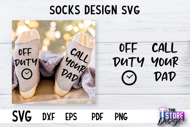 Socks SVG Design | Funny Quotes SVG Design | Sarcastic Quotes SVG v.2 SVG The T Store Design 