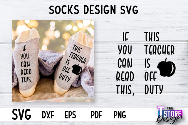 Socks SVG Design | Funny Quotes SVG Design | Sarcastic Quotes SVG v.2 SVG The T Store Design 