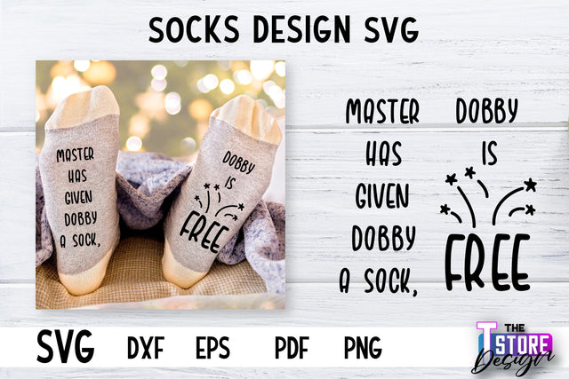 Socks SVG Design | Funny Quotes SVG Design | Sarcastic Quotes SVG v.2 SVG The T Store Design 