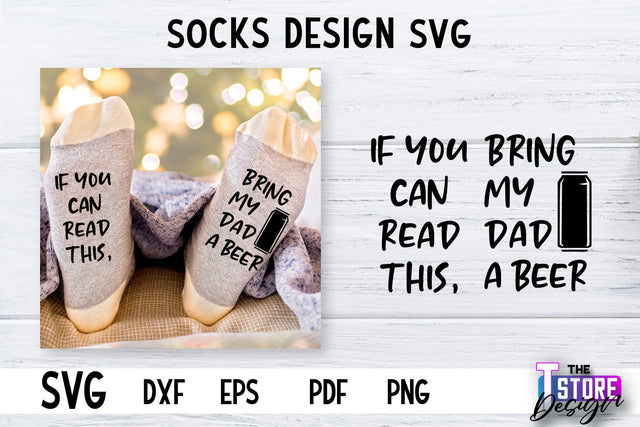 Socks SVG Design | Funny Quotes SVG Design | Sarcastic Quotes SVG v.2 SVG The T Store Design 