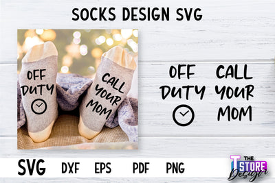 Socks SVG Design | Funny Quotes SVG Design | Sarcastic Quotes SVG v.2 SVG The T Store Design 