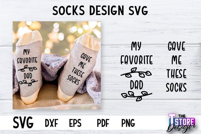 Socks SVG Design | Funny Quotes SVG Design | Sarcastic Quotes SVG v.2 SVG The T Store Design 