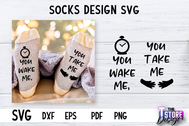 Socks SVG Design | Funny Quotes SVG Design | Sarcastic Quotes SVG v.2 SVG The T Store Design 