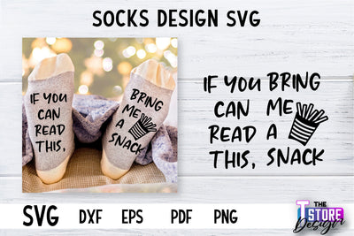 Socks SVG Design | Funny Quotes SVG Design | Sarcastic Quotes SVG v.2 SVG The T Store Design 