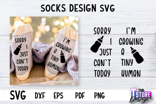 Socks SVG Design | Funny Quotes SVG Design | Sarcastic Quotes SVG v.2 SVG The T Store Design 