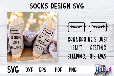 Socks SVG Design | Funny Quotes SVG Design | Sarcastic Quotes SVG v.2 SVG The T Store Design 
