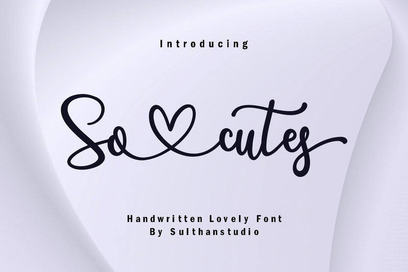 Socutes Font Sulthan studio 