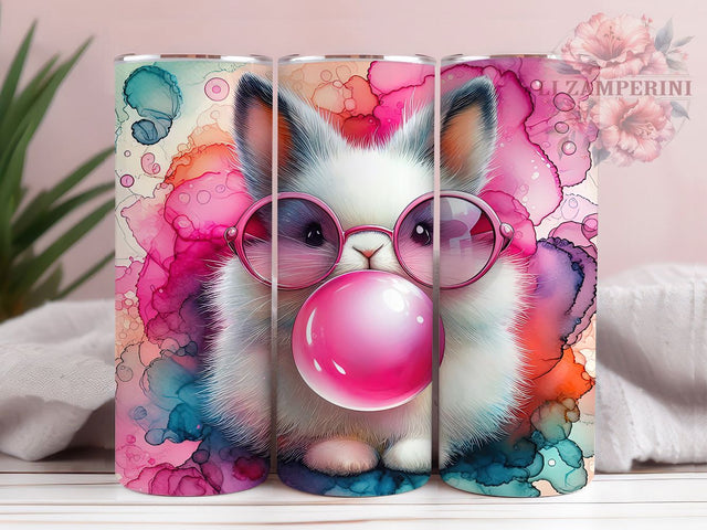 Soft Pastel Easter Bunny Tumbler, Easter Bunny Tumbler, Soft Bunny Wrap, Cute Bunny Wrap, Spring Pastel Wrap, Sublimation Design, Trendy Gift Idea Sublimation Li Zamperini 