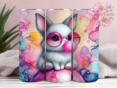 Soft Pastel Easter Bunny Tumbler, Easter Bunny Tumbler, Soft Bunny Wrap, Cute Bunny Wrap, Spring Pastel Wrap, Sublimation Design, Trendy Gift Idea Sublimation Li Zamperini 