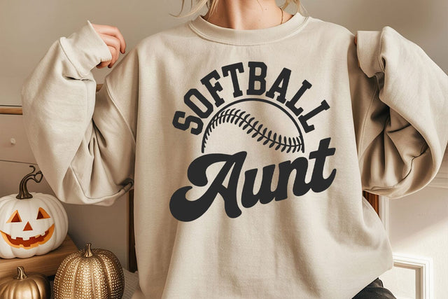 Softball Aunt Svg, Game Day Softball Aunt Svg SVG DesignDestine 