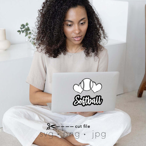 Softball bundle customizable svg designs SVG Kimberly Thomas Design 