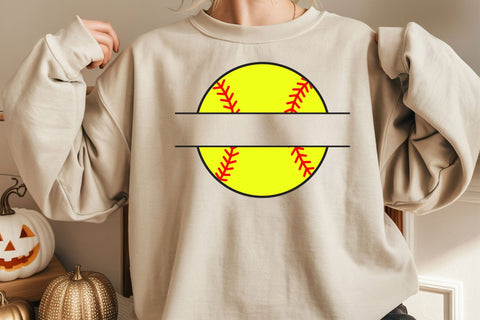 Softball Heart Svg, Red Stitch Svg, Softball T-shirt, Cheer Mom Svg, Game Day Vibes Svg SVG DesignDestine 