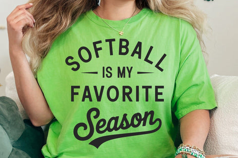 Softball is my Favorite Season SVG SVG DesignDestine 