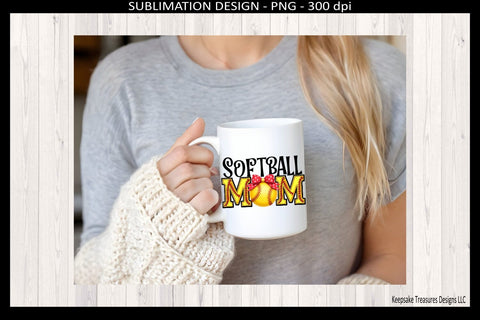 Softball Mom, Softball Stitch Faux Embroidery Letters, Sublimation Png, Digital Download Sublimation Keepsake Treasures Designs LLC. 