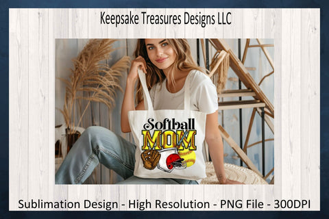 Softball Mom, Softball Stitch Faux Embroidery Letters, Sublimation PNG, Spring Sports Tees, Digital Download, PNG Printable Sublimation Keepsake Treasures Designs LLC. 