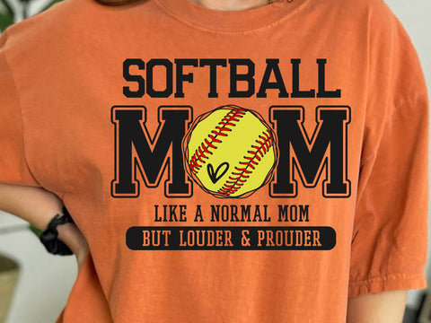 Softball Mom Svg Distressed Varsity Design SVG DesignDestine 