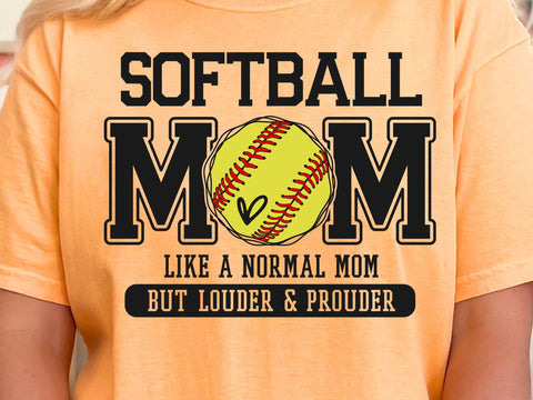 Softball Mom Svg Distressed Varsity Design SVG DesignDestine 